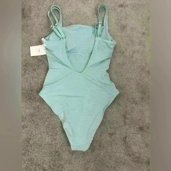 Andie Swim The Rockaway One Piece Swim Suit *Light Blue Medium - Picture 4 of 6